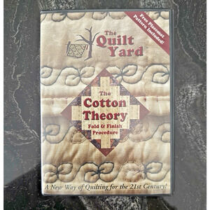 Quilt Yard: The Cotton Theory Fold & Finish Procedure Quilting DVD Only RARE
